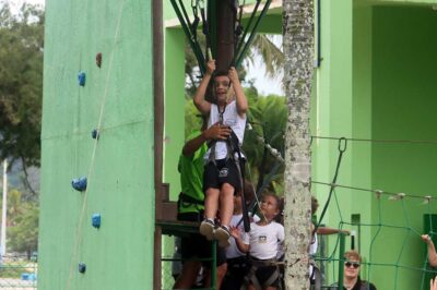 Espaço Aventura volta a funcionar em horário de rotina após férias escolares de Caraguatatuba
