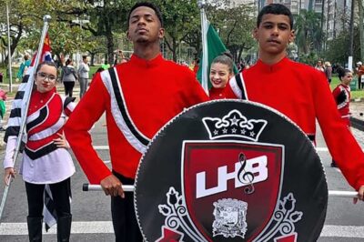 EM Profª Luiza Helena de Barros conquista segundo lugar em concurso de bandas e fanfarras de Santos