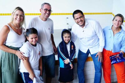 Após escolha dos pais, Prefeitura de Caraguatatuba inicia entrega de uniformes para estudantes da rede pública municipal