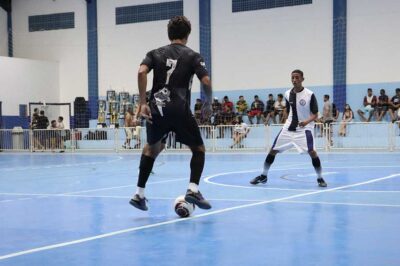 Donos da Bola e Real Madrid vencem os jogos de abertura do Torneio Aniversário da Cidade Futsal